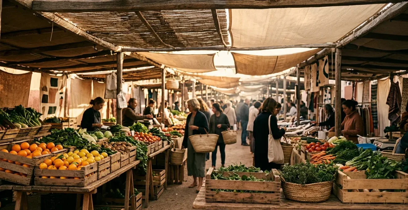 Authentic food market exploration discovering local culinary traditions