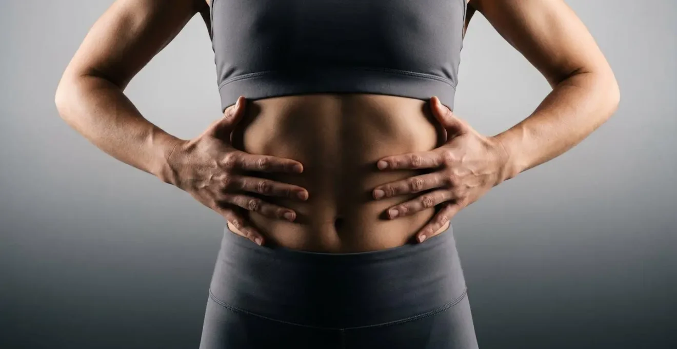 Visual representation of proper core bracing with 360-degree abdominal expansion during breathing